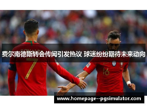 费尔南德斯转会传闻引发热议 球迷纷纷期待未来动向