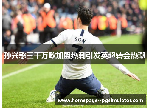 孙兴慜三千万欧加盟热刺引发英超转会热潮